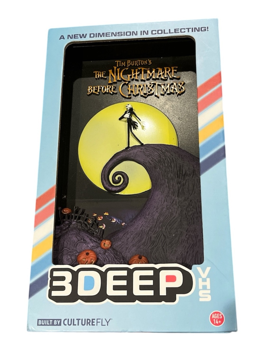Disney Nightmare Before Christmas 3Deep Sculpted Movie Art Display Box